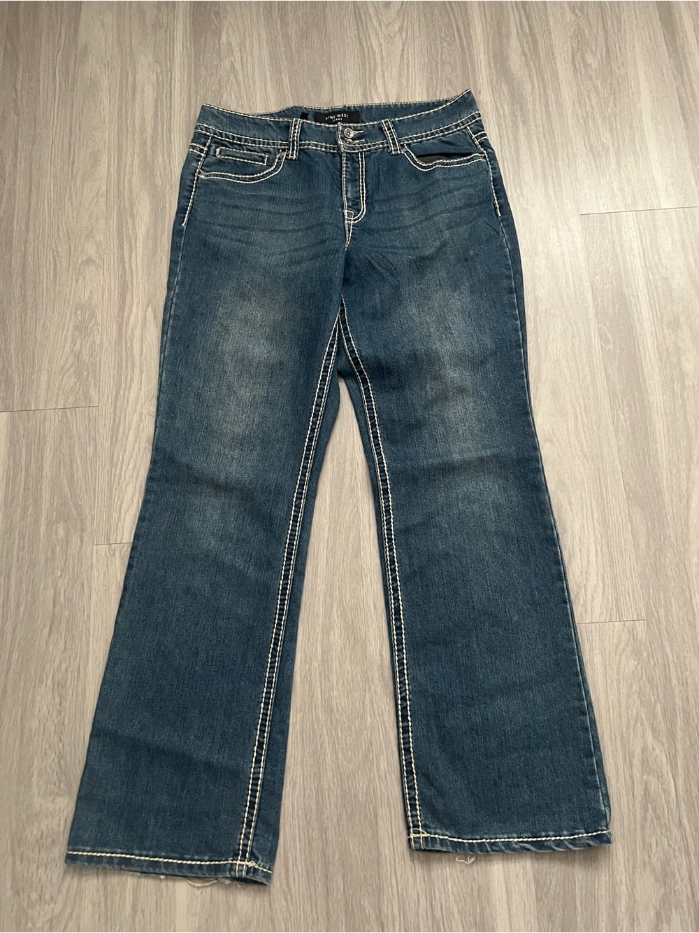 Nine West Jeans Women’s Size 10 Bootcut Embroidered Rhinestone Y2K Western